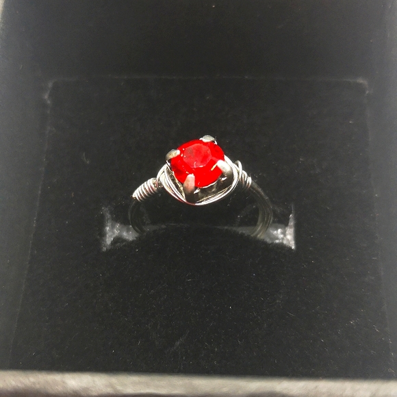 Handmade wire wrap ring 🔥🧱 - Picture 1 of 5